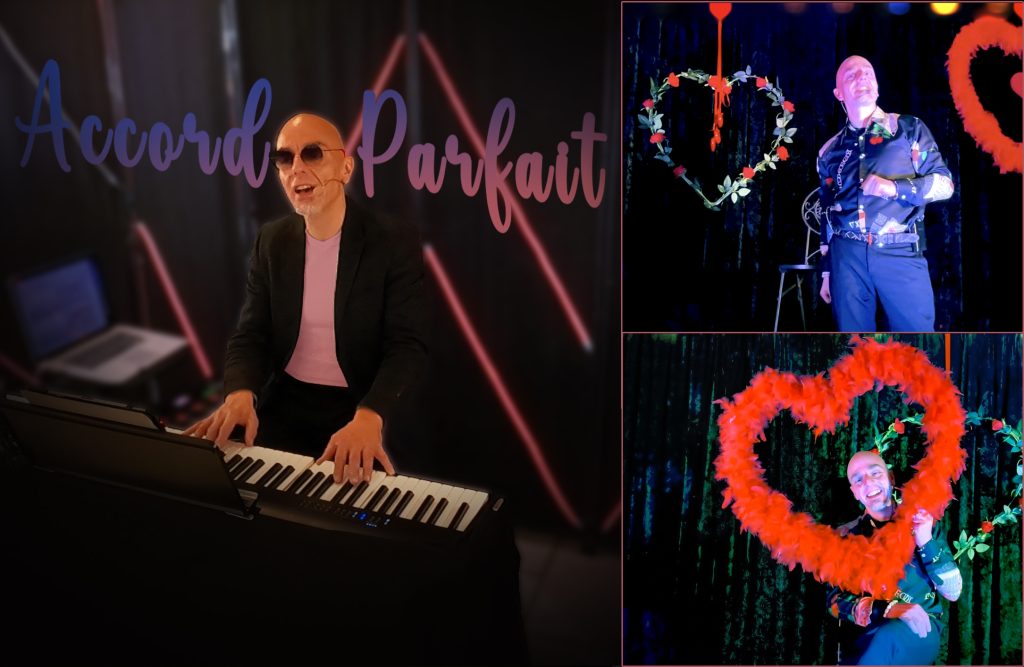 Le spectacle de Richard Delmas, constitué de belles chansons d'amour